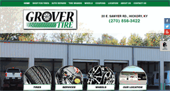 Desktop Screenshot of grover-tire.com